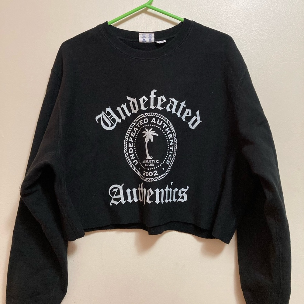 Hella Cute Cropped Undeafted Sweater